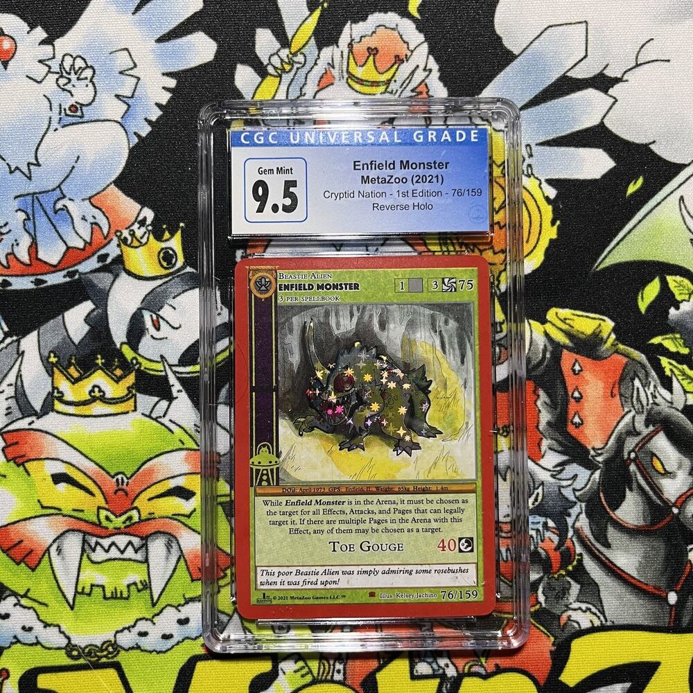 Metazoo Enfield Monster Gem Mint 9.5 CGC Reverse Holo Cryptid Nation 1st Ed